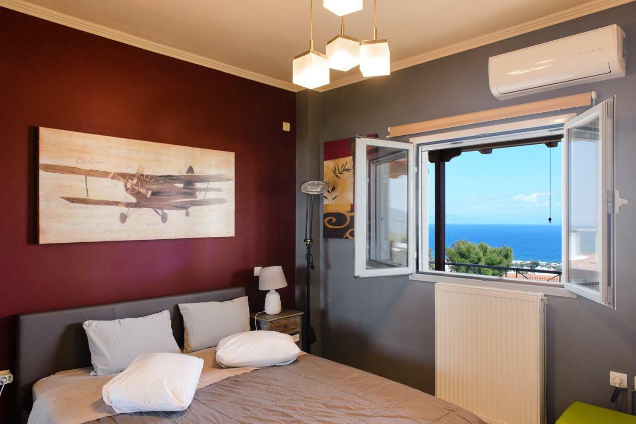 Peris Panoramic Villa Near Athens Airport Paralia  Экстерьер фото